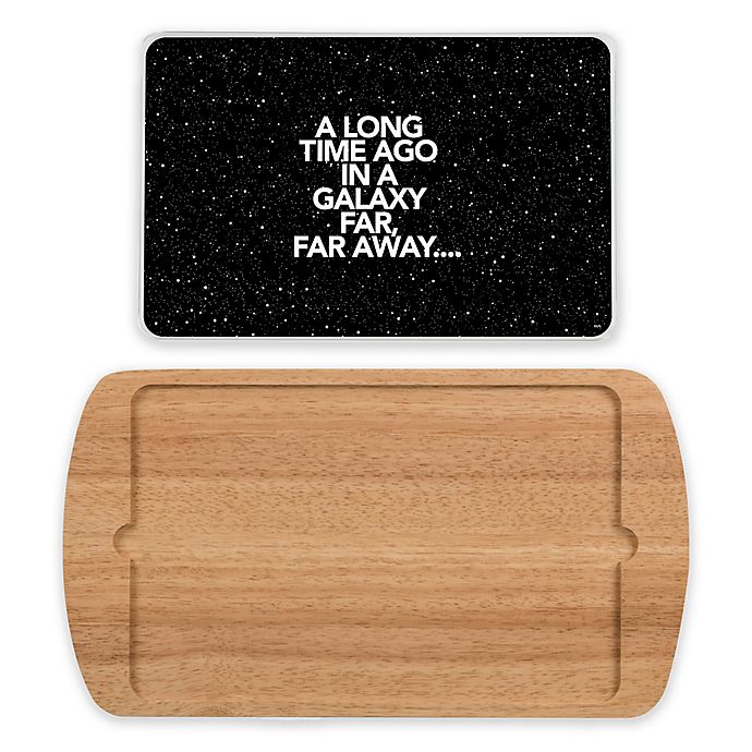 SW Scroll Billboard 2-Piece Glass-Top Serving Tray 2