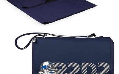 New Star Wars R2-D2 Outdoor Navy Blue Picnic Blanket available now!