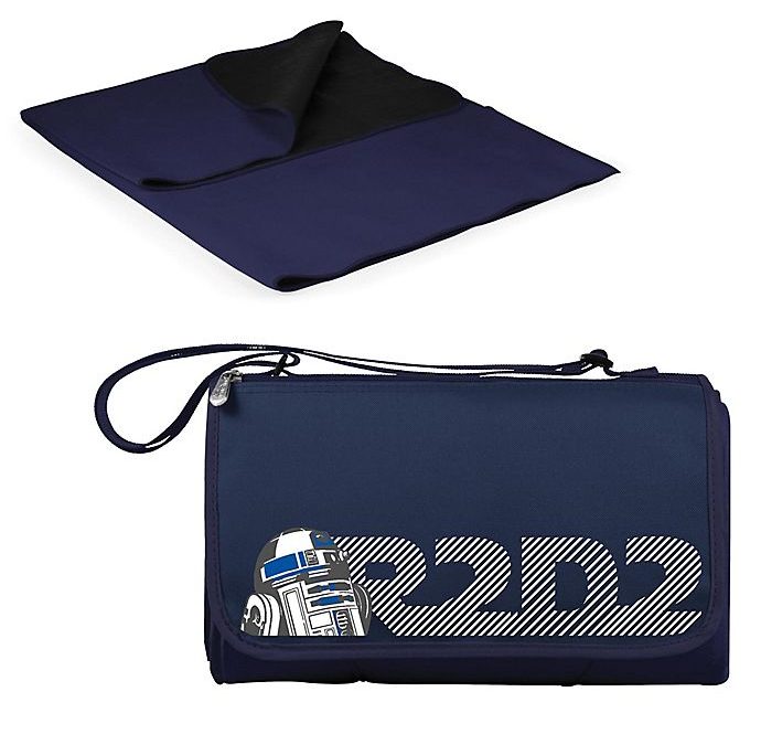New Star Wars R2-D2 Outdoor Navy Blue Picnic Blanket available now!