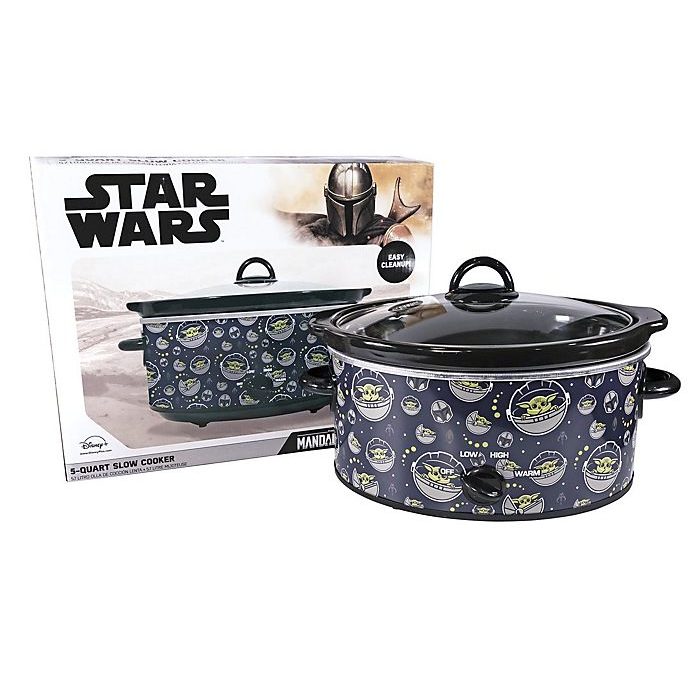 New The Mandalorian Grogu and Mando 5-Quart Slow Cooker available now!