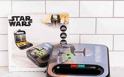 New The Mandalorian Grilled Cheese Maker Panini Press and Compact Indoor Grill available!