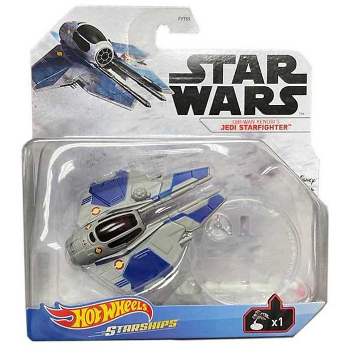 SW HW Obi-Wan Kenobi's Jedi Starfighter Die Cast Starship Vehicle Toy