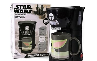New The Mandalorian Single Cup Coffee Maker with Mug Set available now!
