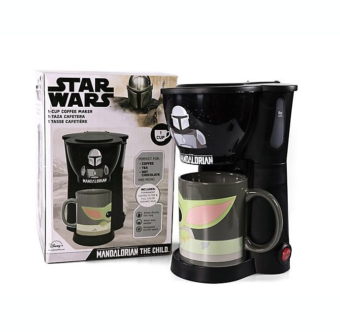 New The Mandalorian Single Cup Coffee Maker with Mug Set available now!