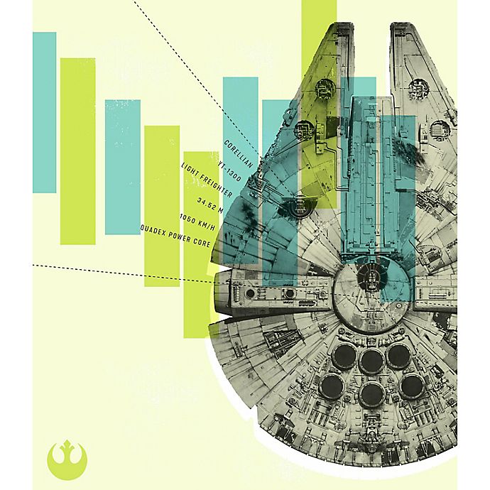 SW Millennium Falcon 52-Inch x 60-Inch Tapestry 2