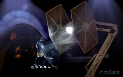 New Star Wars Imperial Tie Fighter Poseable Desk Lamp available now!