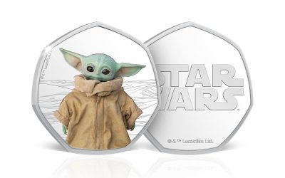 New The Mandalorian The Child (Grogu) Commemorative Limited Edition Silver Plated Coin available!
