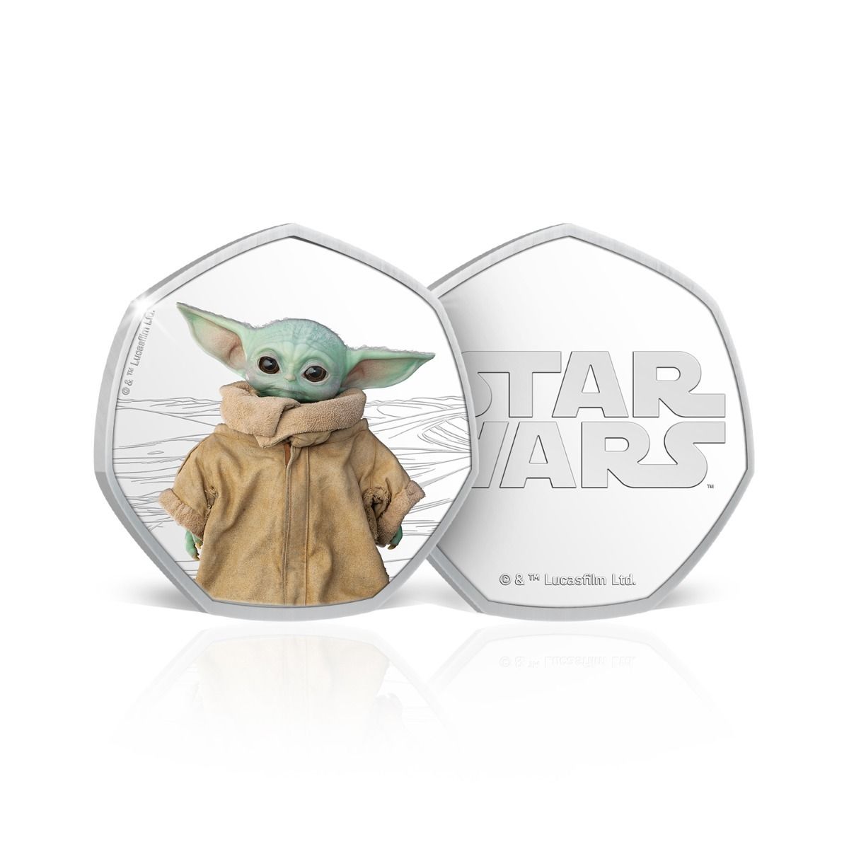 TM The Child (Grogu) Commemorative Limited Edition Silver Plated Coin 2