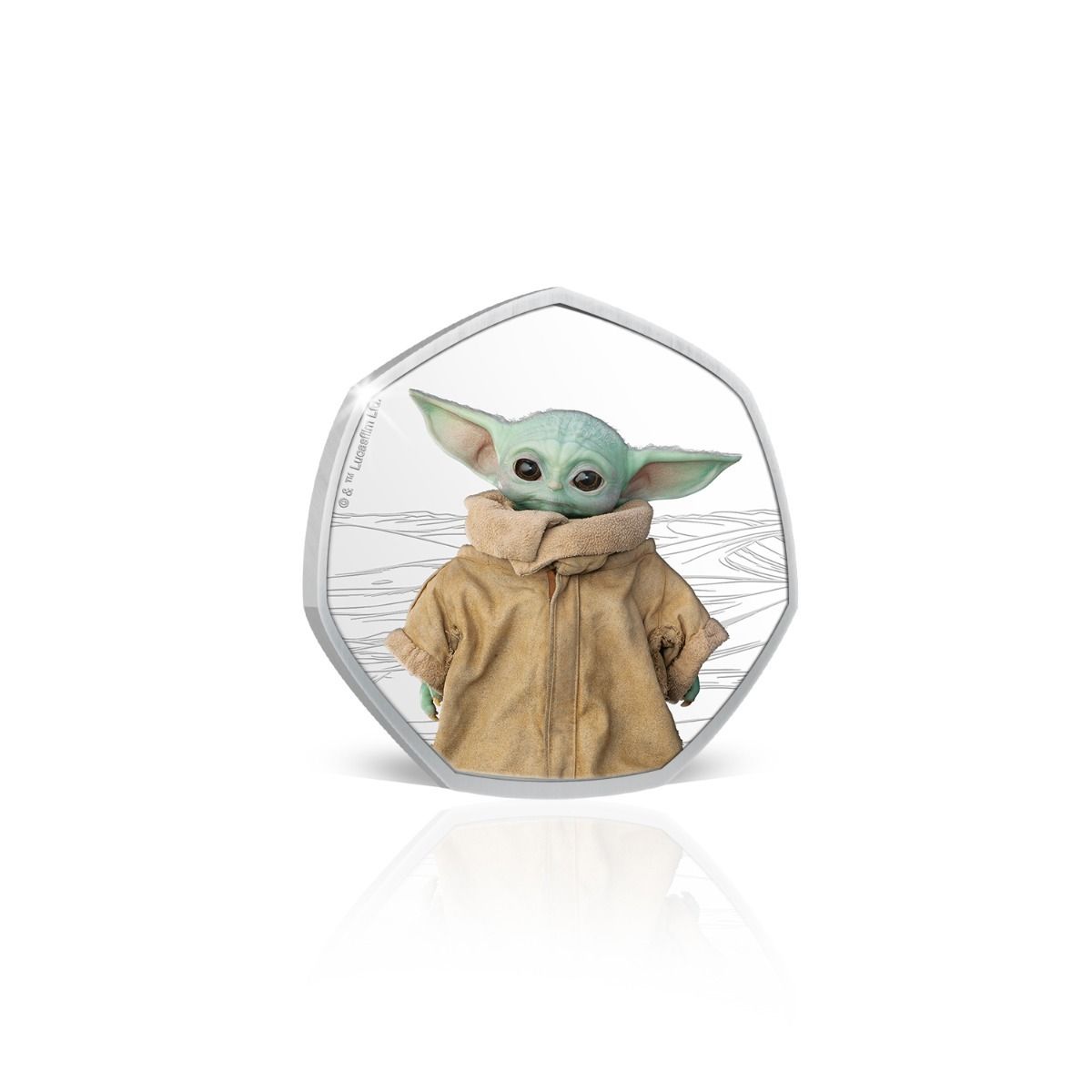 TM The Child (Grogu) Commemorative Limited Edition Silver Plated Coin 3