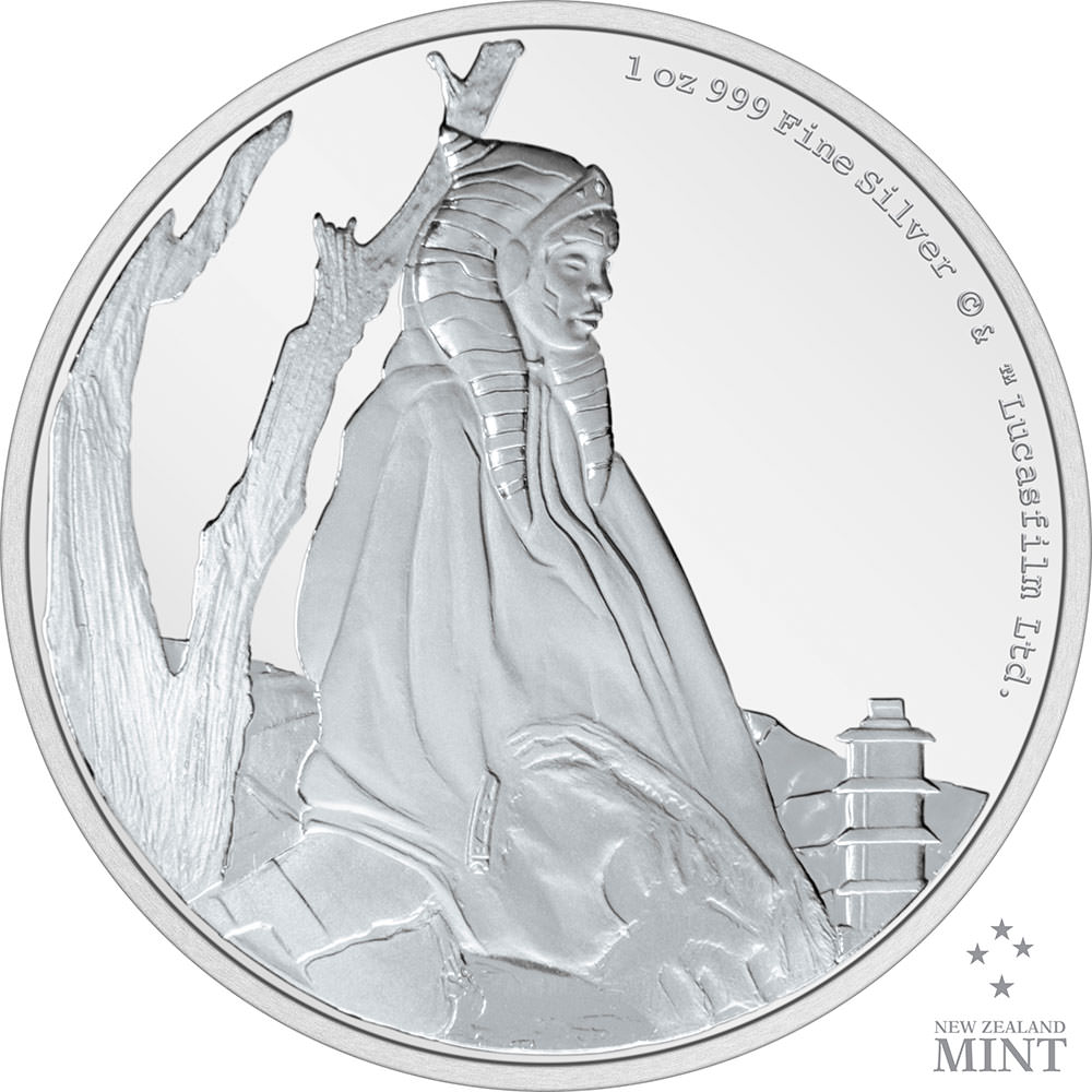 TM Ahsoka Tano 1oz Silver Coin 3