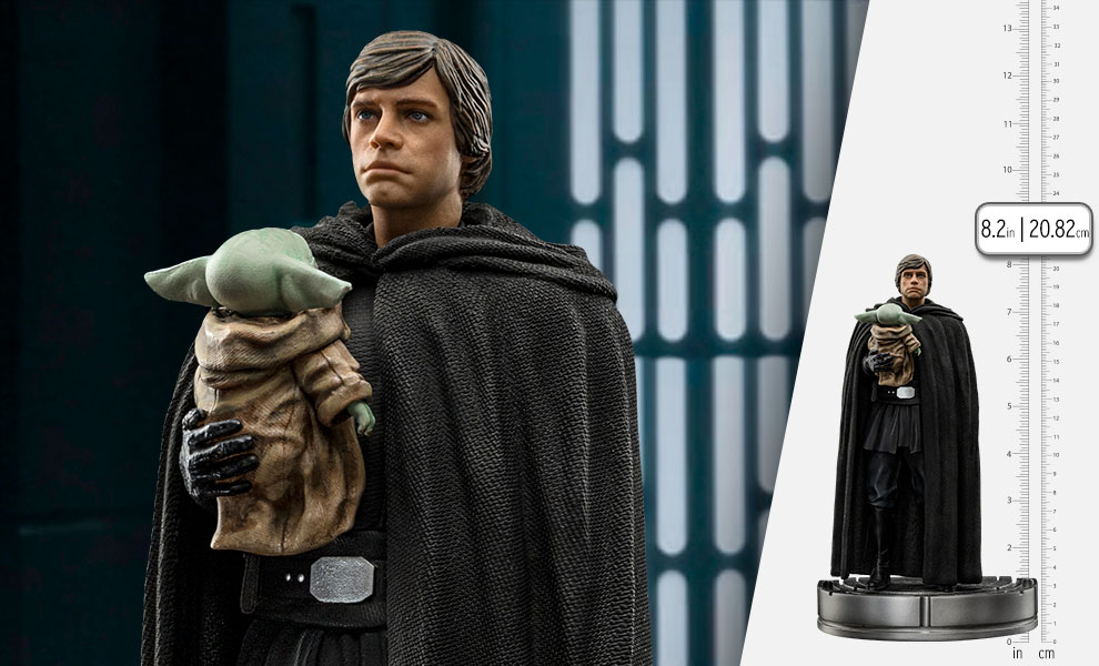 TM Luke Skywalker and Grogu 1:10 Scale Statue 1