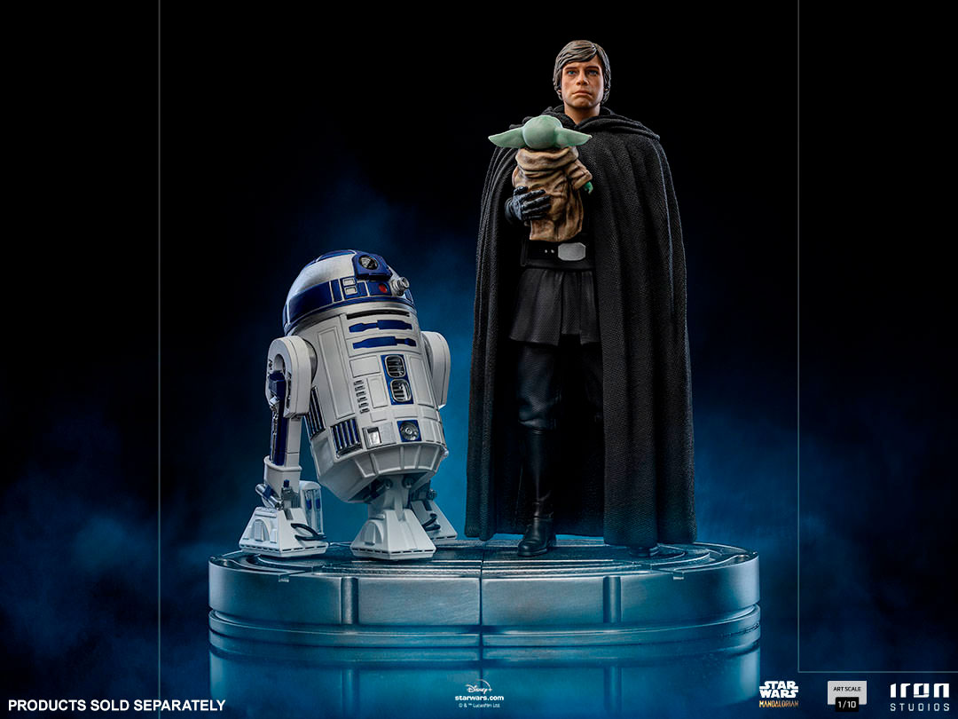 TM Luke Skywalker and Grogu 1:10 Scale Statue 6