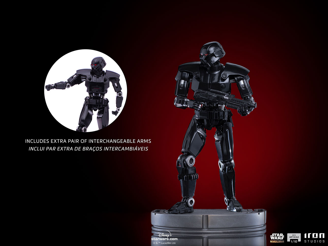 TM Imperial Dark Trooper 1:10 Scale Statue 6