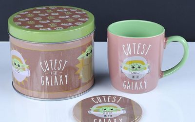 New The Mandalorian The Child (Grogu) Cutest In The Galaxy Mug Tin Set available!