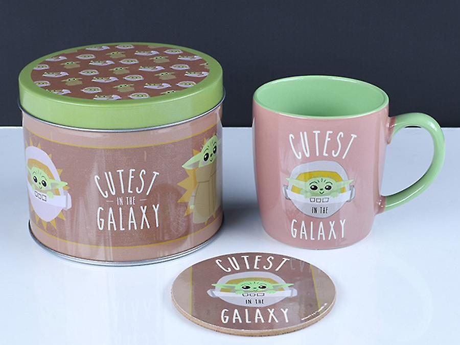 New The Mandalorian The Child (Grogu) Cutest In The Galaxy Mug Tin Set available!