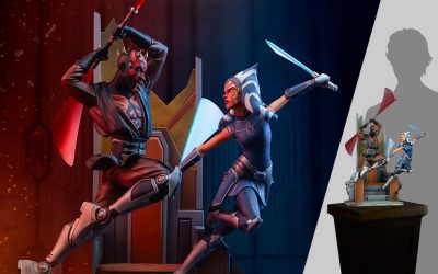 New The Clone Wars Ahsoka Tano vs Darth Maul Diorama Set available for pre-order!