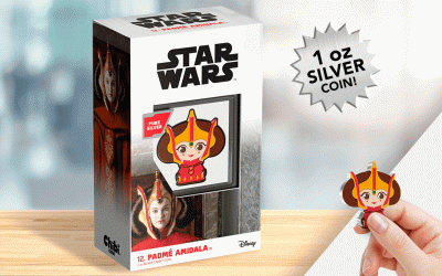 New Star Wars Padmé Amidala 1oz Silver Coin available for pre-order!