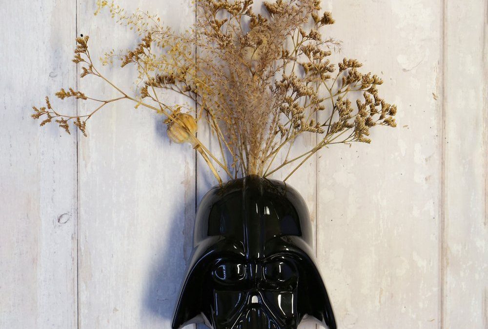 New Star Wars Darth Vader Shaped Wall Vase available now!
