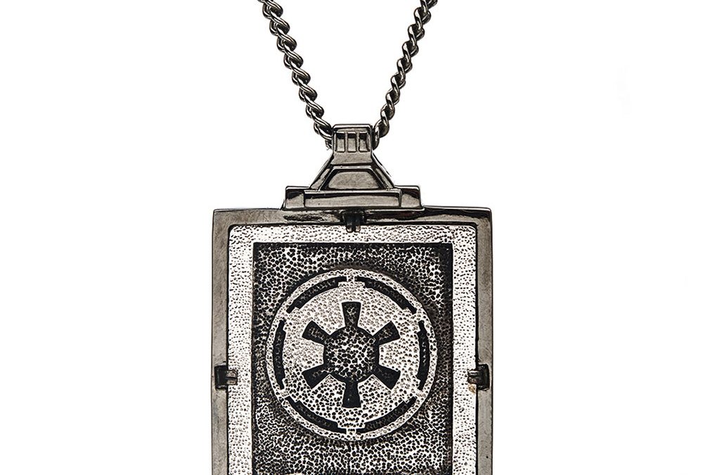 New Star Wars Imperial Credit (Black Rhodium) Necklace available for pre-order!