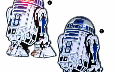 New Star Wars R2-D2 Light Up Pin Badge available now!