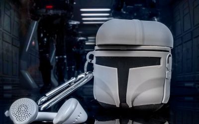 New The Mandalorian Mando's (Din Djarin's) Helmet AirPods Case available!