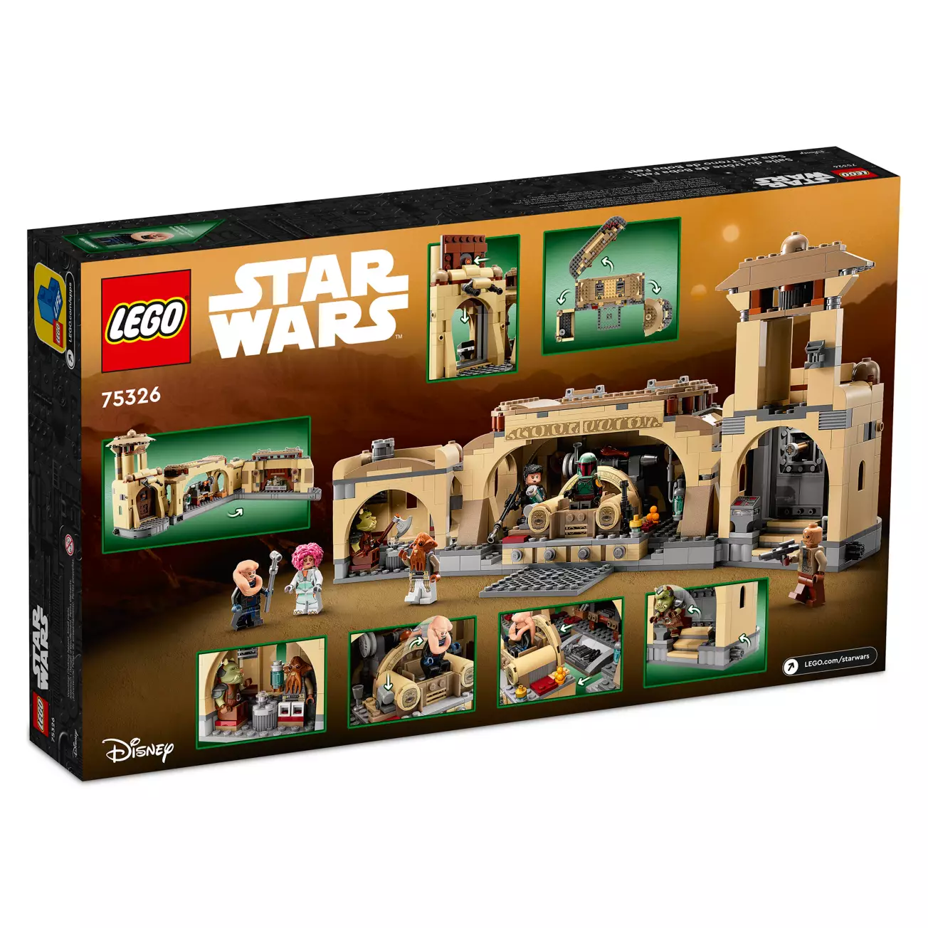 TBOBF Boba Fett's Throne Room Lego Set 2