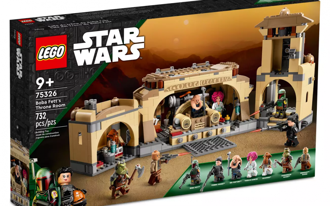 New The Book of Boba Fett Boba Fett's Throne Room Lego Set available!