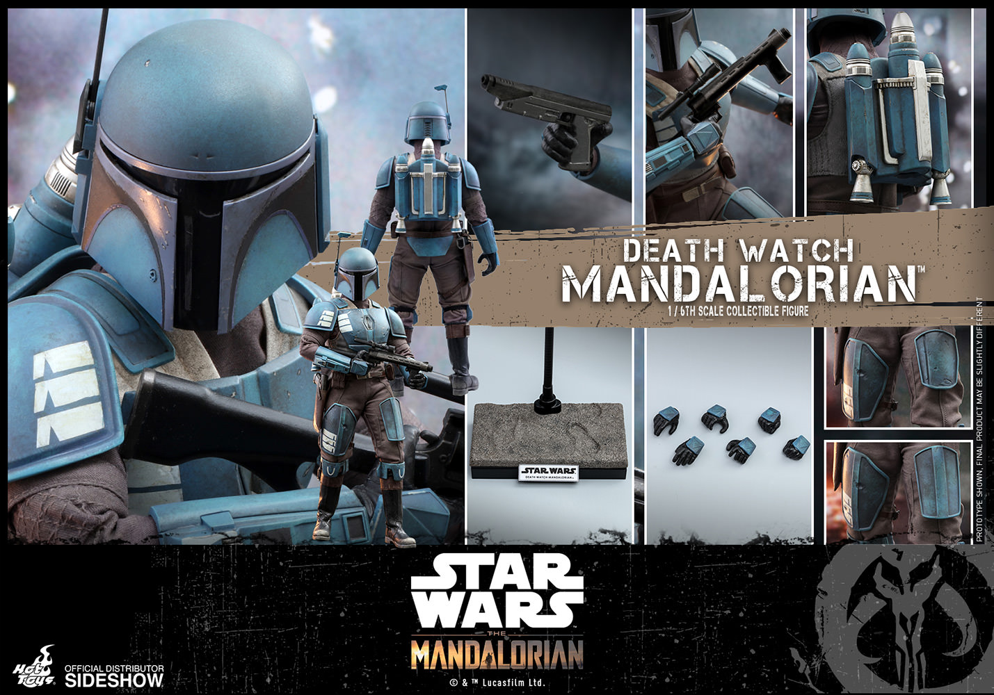 TM Death Watch Mandalorian Sixth Scale Figure 6