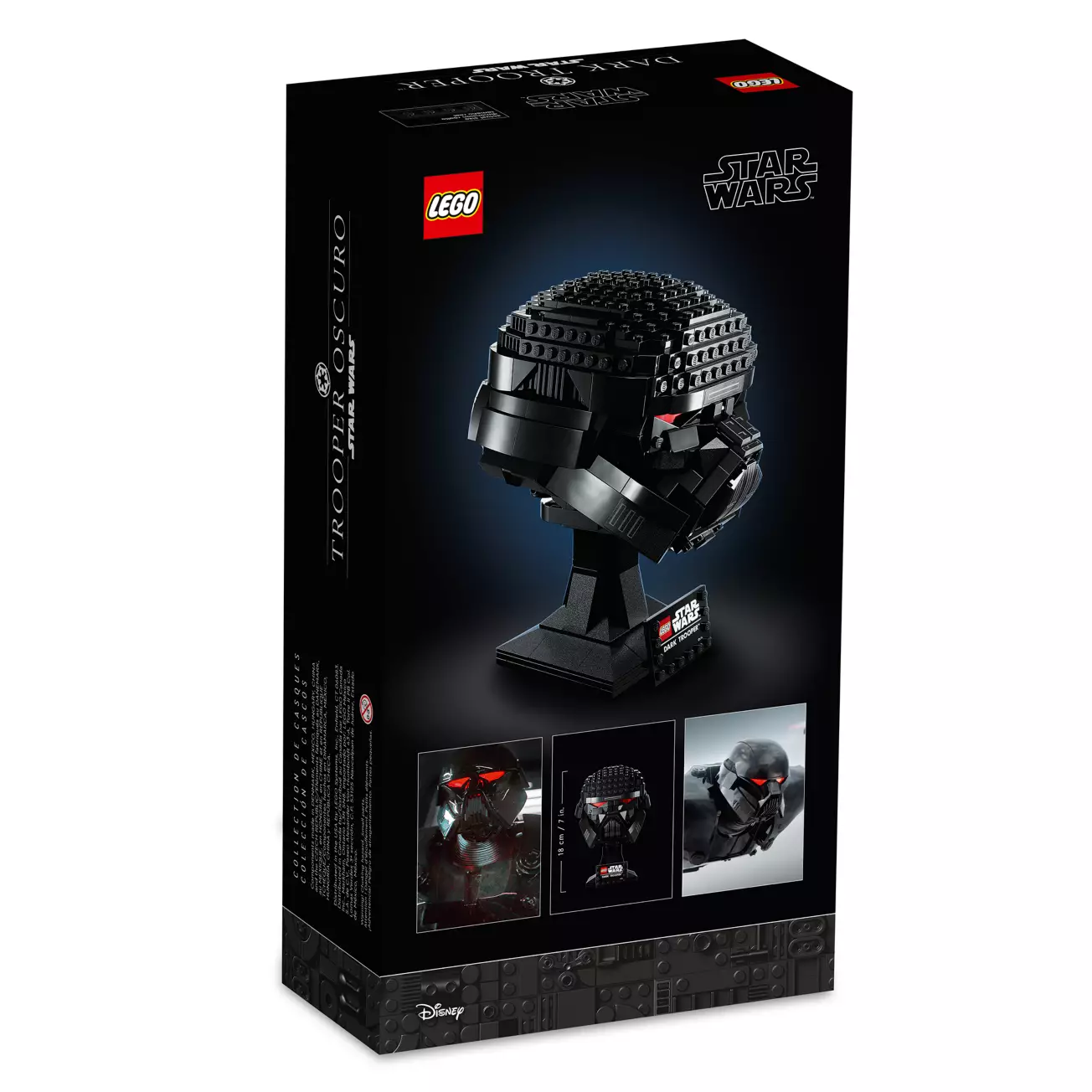 TM Dark Trooper Head Lego Set 2
