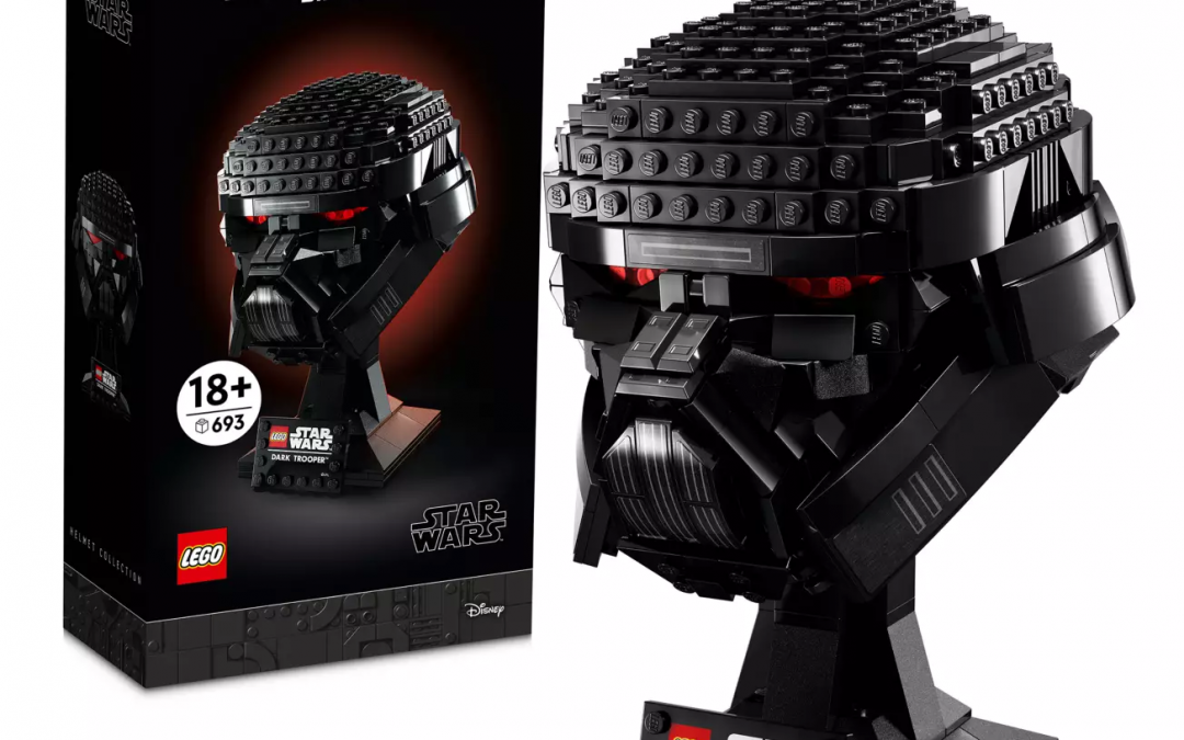 New The Mandalorian Dark Trooper Head Lego Set available now!