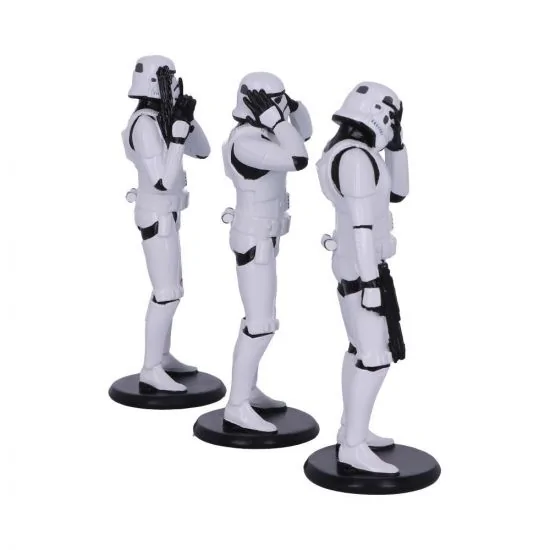 SW Three Wise Stormtrooper Figurines Set 4