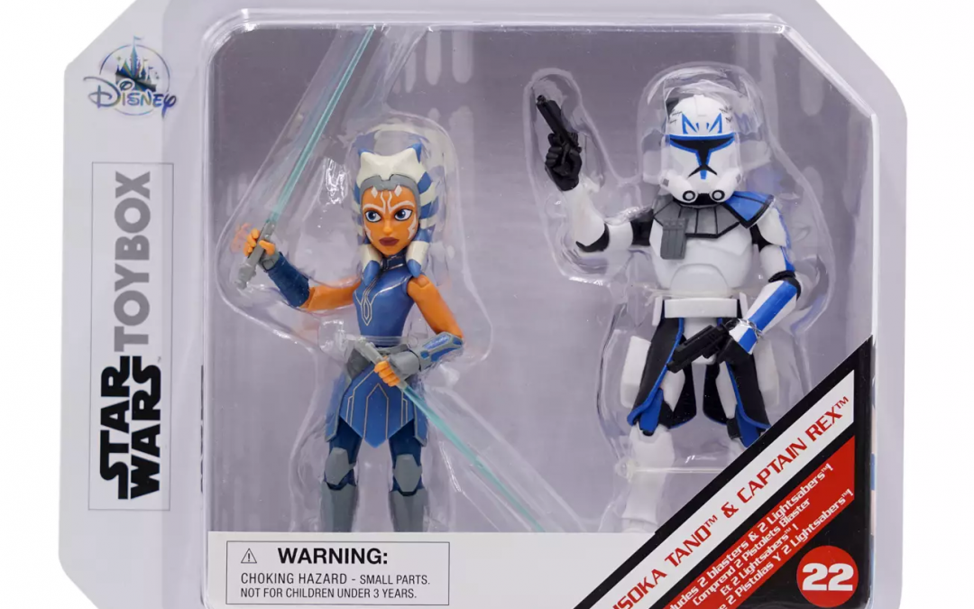 New Star Wars Ahsoka Tano and Captain Rex Toybox Figure Set available now!