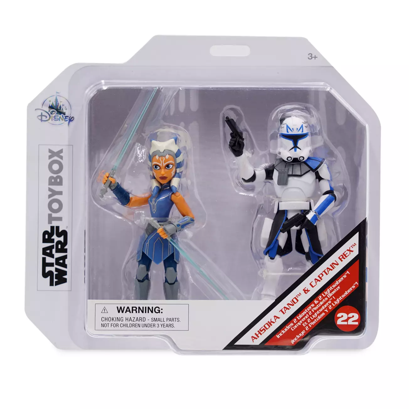 SWTCW Ahsoka Tano and Captain Rex Toybox Figure Set 1