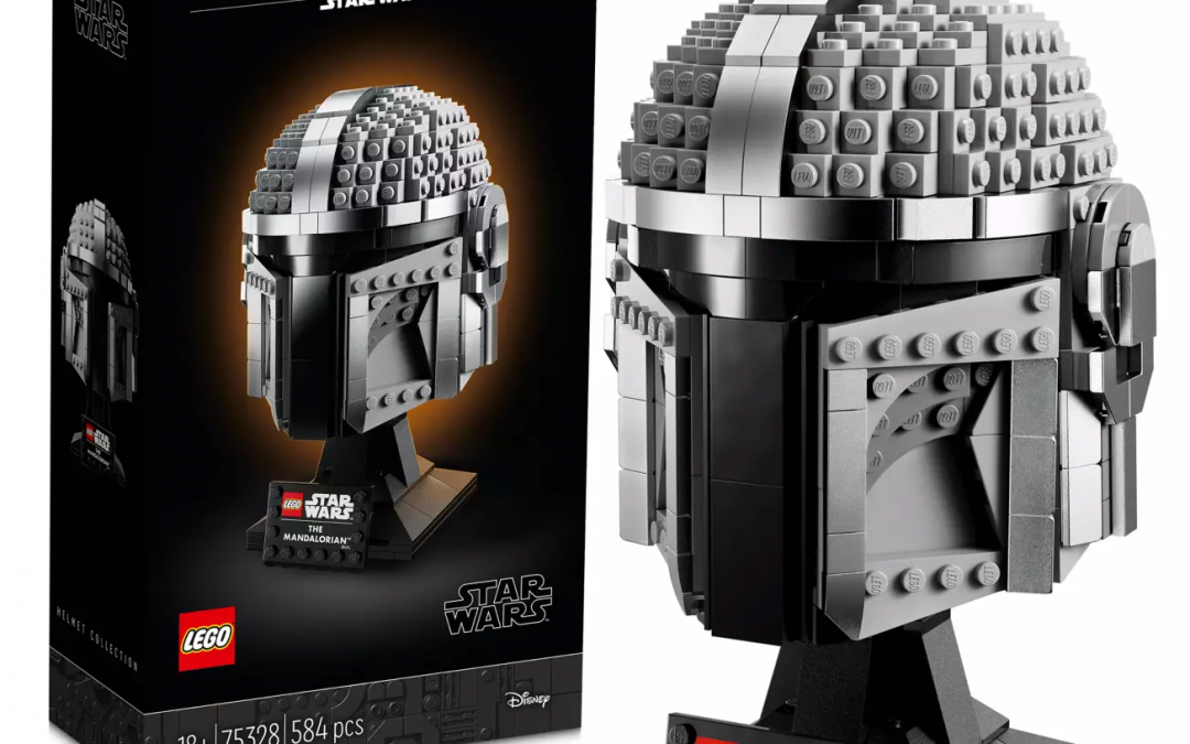 New The Mandalorian Mando's (Din Djarin's) Helmet Lego set available now!