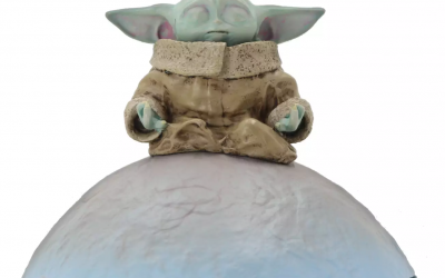 New The Mandalorian The Child (Grogu) Meditating Figural Light-Up Ornament available!