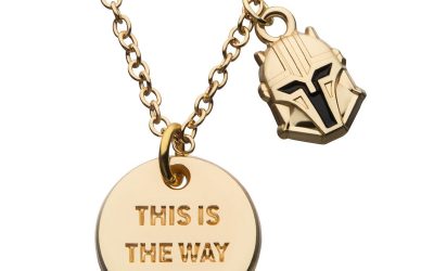 New The Mandalorian 'This Is The Way' Gold-Tone Pendant Necklace available now!