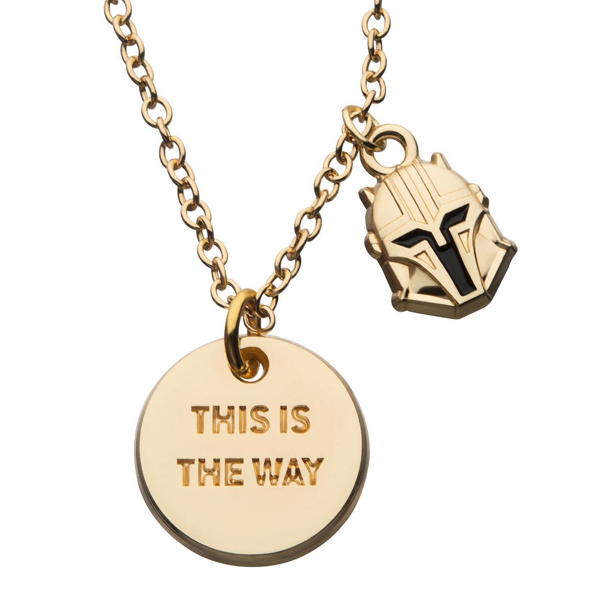 TM 'This Is The Way' Gold-Tone Pendant Necklace 1