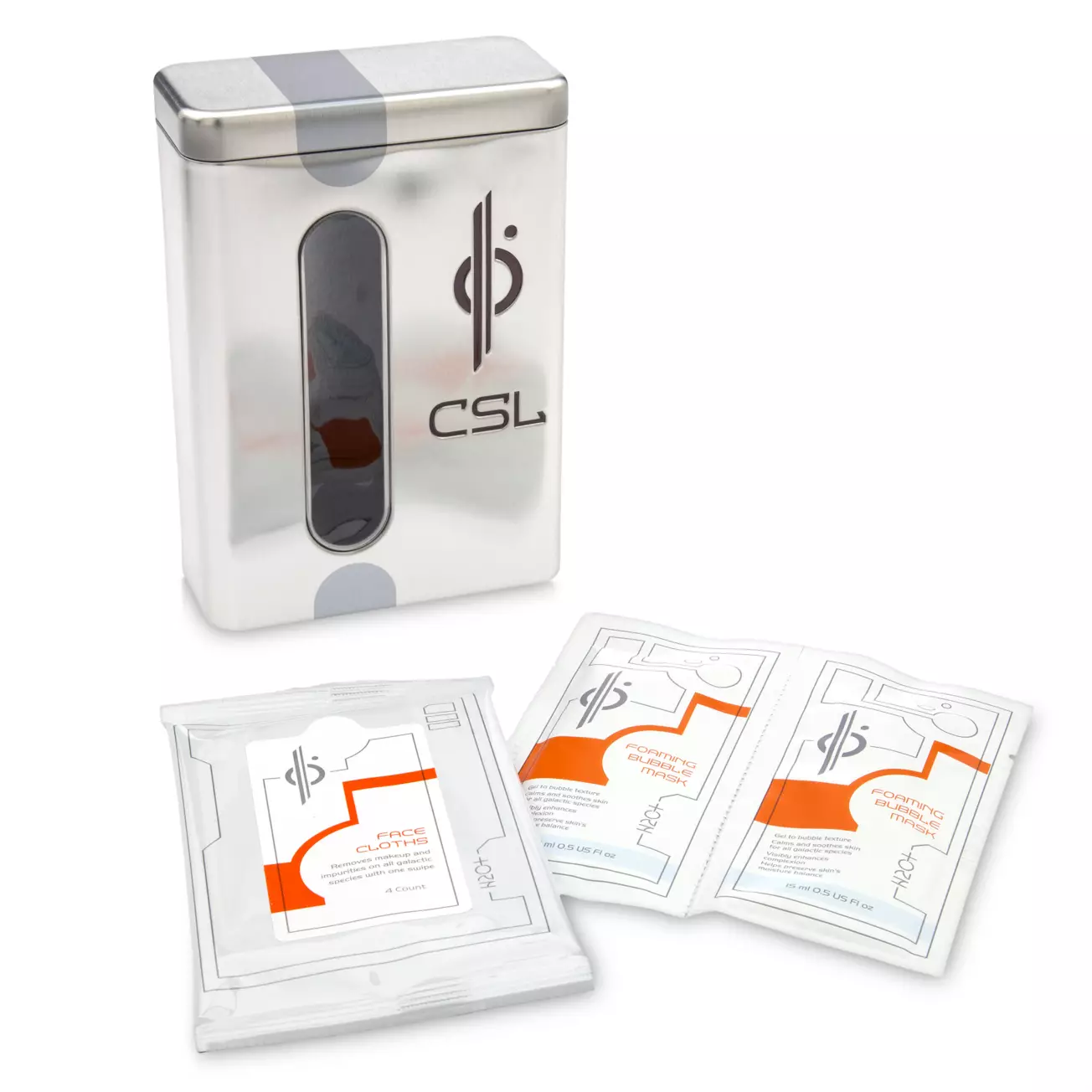 SW Chandrila Star Line Face Cloth and Foaming Bubble Mask Set 2