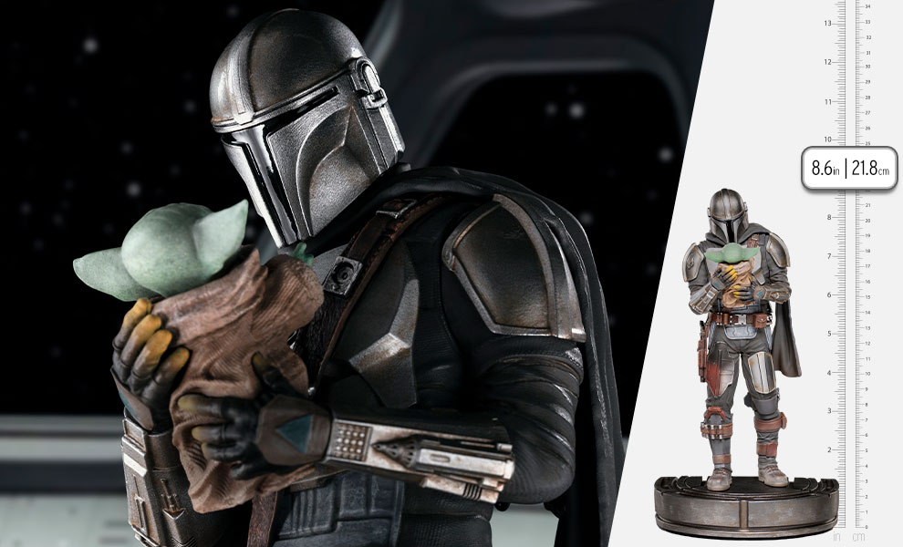 New The Mandalorian Din Djarin and Grogu 1:10 Scale Statue available for pre-order!