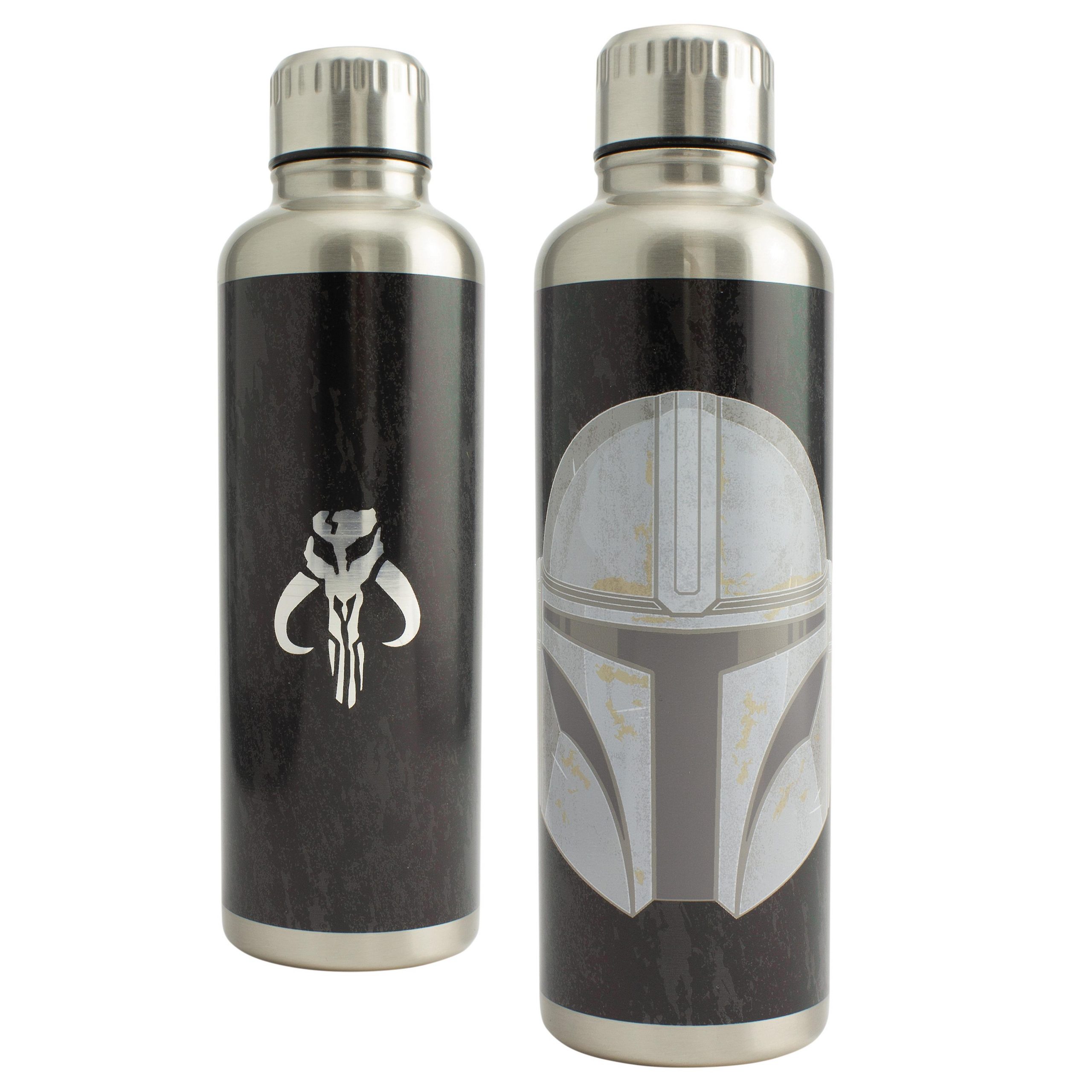 TM Mando's (Din Djarin's) Helmet Stainless Steel Water Bottle 1