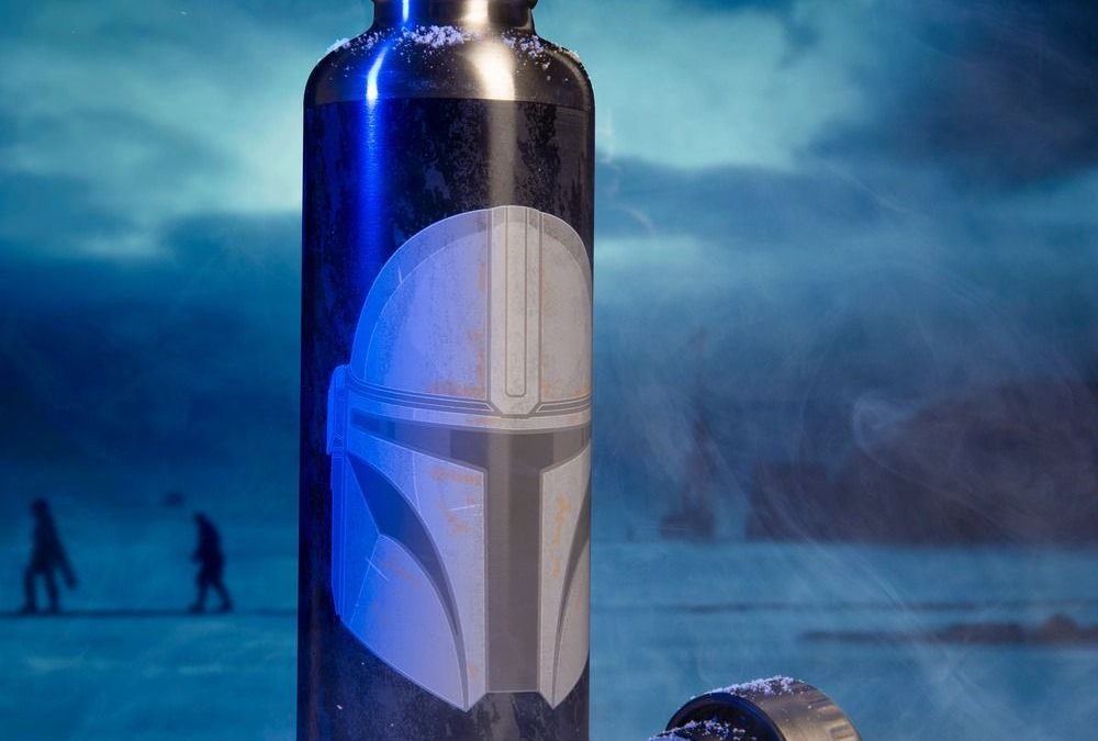 New The Mandalorian Mando's (Din Djarin's) Helmet Stainless Steel Water Bottle available!