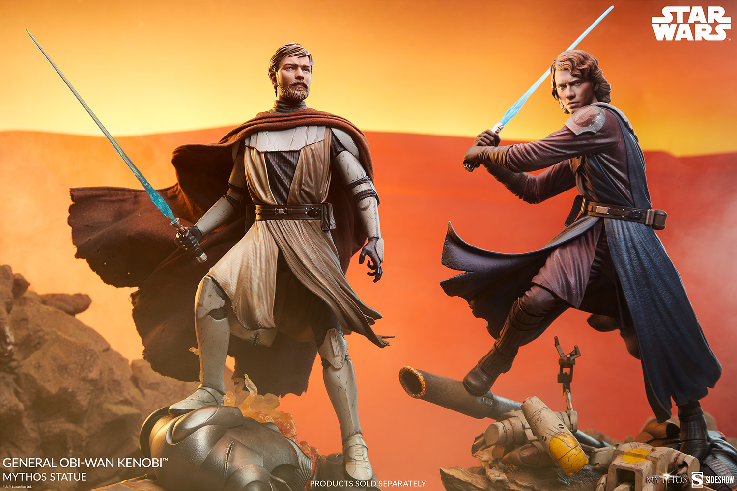 SW General Obi-Wan Kenobi Mythos Statue 3
