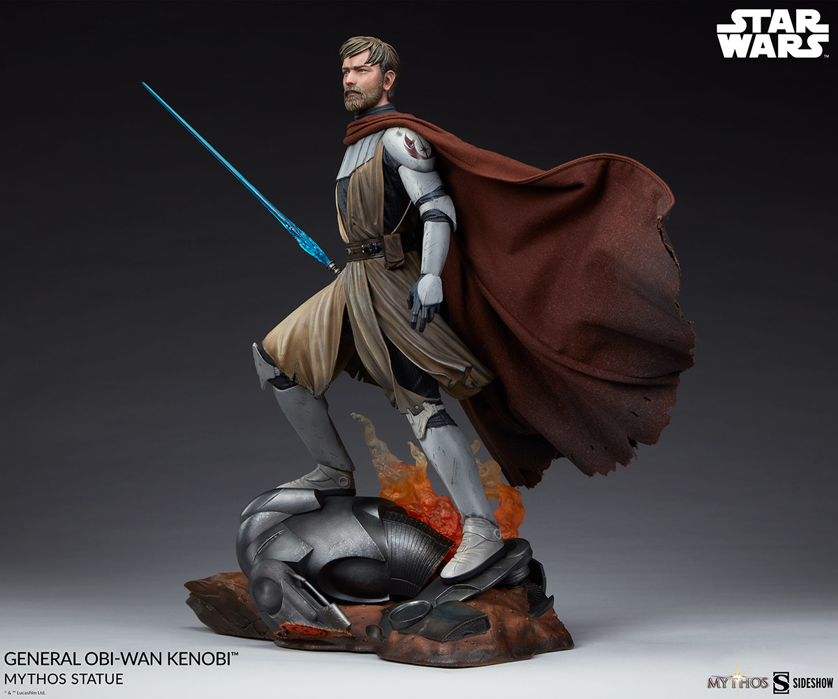 SW General Obi-Wan Kenobi Mythos Statue 5