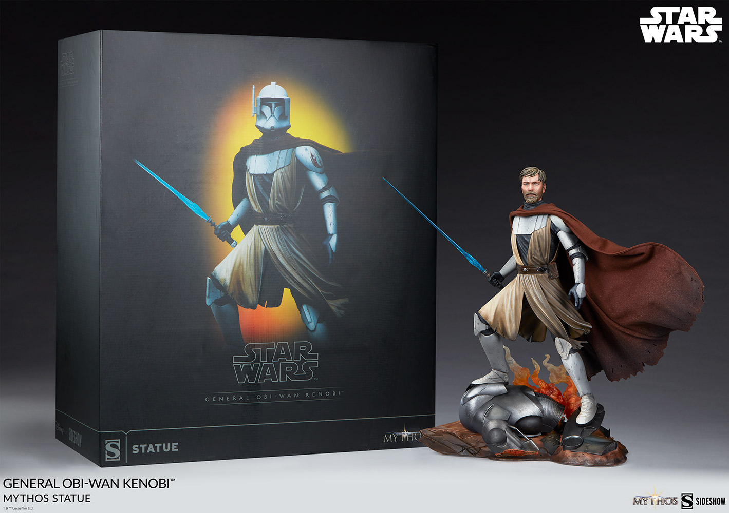 SW General Obi-Wan Kenobi Mythos Statue 7
