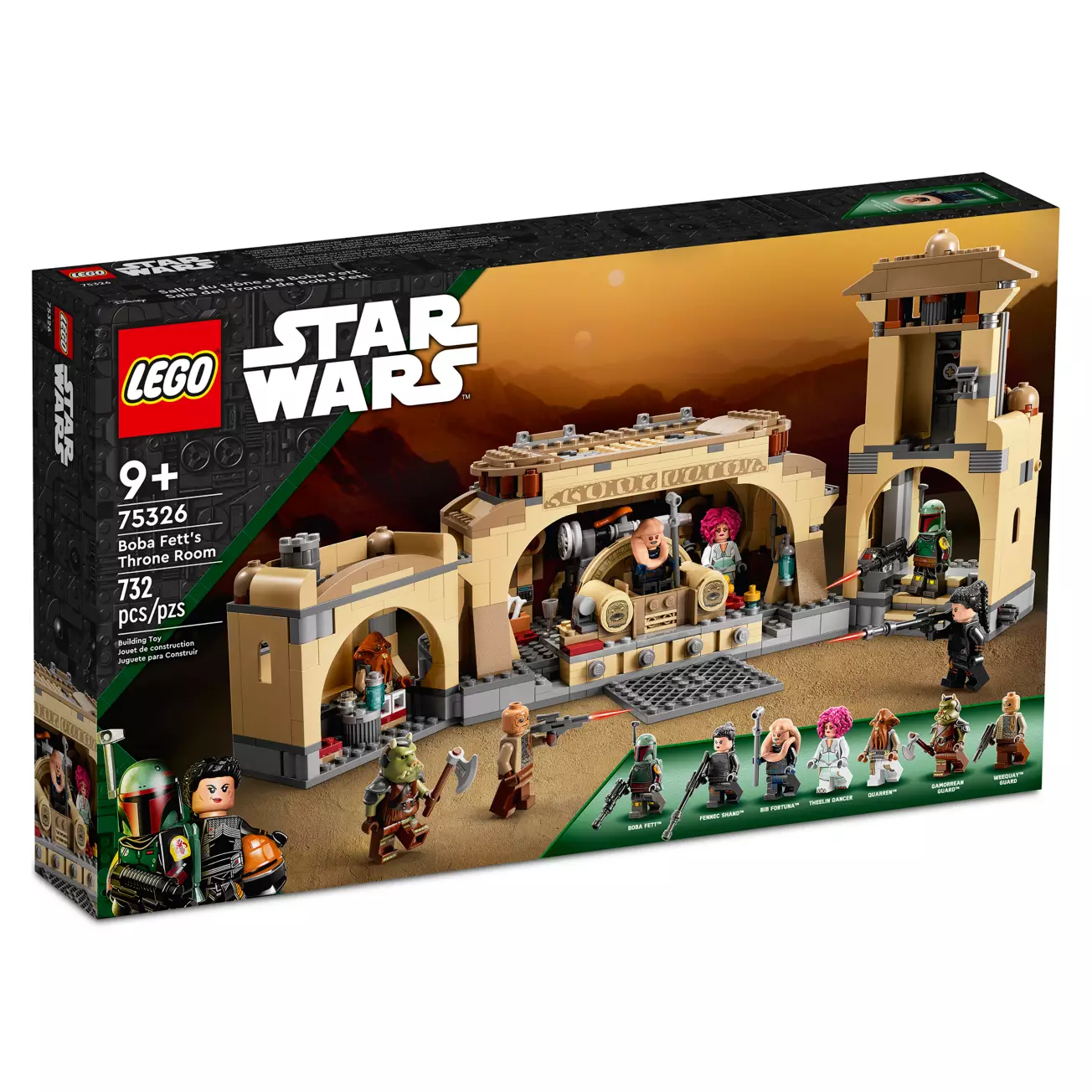 TBOBF Boba Fett's Throne Room Lego Set 1