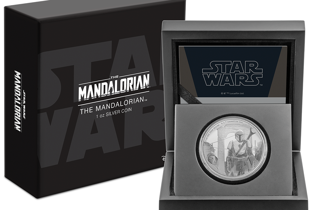 New The Mandalorian Mando (din Djarin) Classic 1oz Silver Coin 