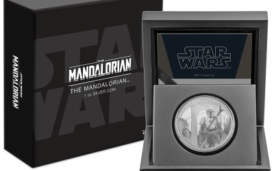 New The Mandalorian Mando (Din Djarin) Classic 1oz Silver Coin available now!