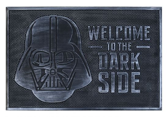 SW Darth Vader Welcome To The Dark Side Rubber Doormat 2
