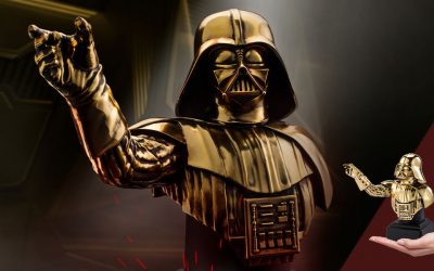 New Star Wars Darth Vader (Gilt) Gold Colored Bust available now!