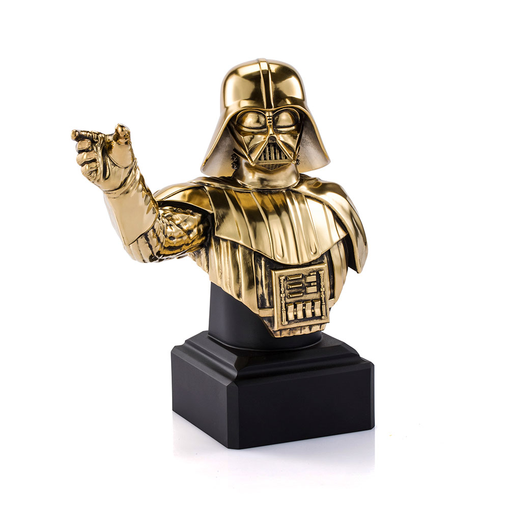 SW Darth Vader (Gilt) Gold Colored Bust 3